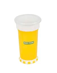 Поильник-непроливайка Baby Team 360°, 6+ мес., 350 мл, желтый (5030 желтый)