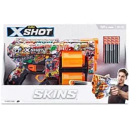 Скорострельный бластер Zuru X-Shot Skins Dread Sketch, 12 патронов (36517H)