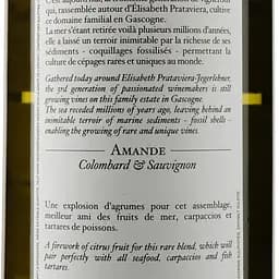 Вино Haut Marin Amande Colombard Sauvignon, біле, сухе, 11%, 0,75 л - мініатюра 3