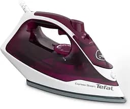 Праска Tefal Express Steam 2400 Вт 270 мл паровий удар 160 г постійна пара 30 г керамічна підошва бордовий