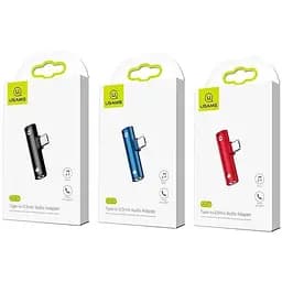 Перехідник Type-C + 3.5 мм Audio Adapter Usams US-SJ277 AU07