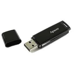 USB флеш накопичувач Apacer 32GB AH336 Black USB 2.0 (AP32GAH336B-1) - мініатюра 4