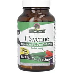 Кайенский перец Nature's Answer Cayenne 90 капсул