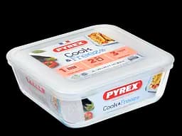 Форма з кришкою Pyrex Cook&Freez 20х20х7 см kuh0015962 - мініатюра 4