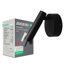 Світлодіодний накладний світильник Ardero AL8160ARD 3Вт чорний
