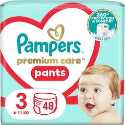 Підгузки-трусики Pampers Premium Care Pants 3 (6-11 кг) 48 шт.