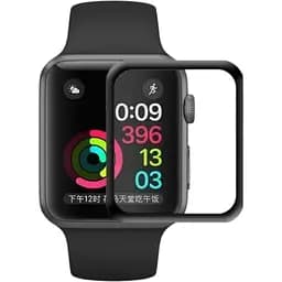 Защитное стекло DK 3D Full Glue для Apple Watch 38mm (Series 1 / 2 / 3) (black)