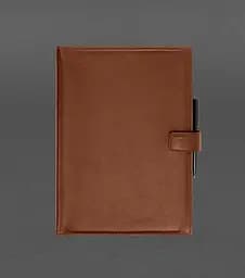 Кожаный блокнот А4 (софт-бук) 9.2 светло-коричневый Краст