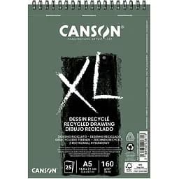Альбом для рисунка на спирали Canson XL Recycled 160г/м2 белый цвет мелкое зерно