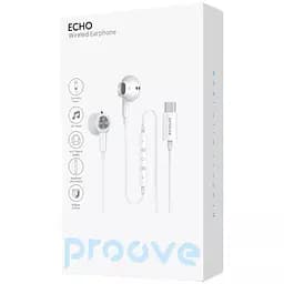 Навушники Proove дротові Echo Type-C конектор білі - мініатюра 2