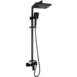 Душова система Globus Lux Sicilia VAN-SBQ-SH-125-BB, Чорний матовий