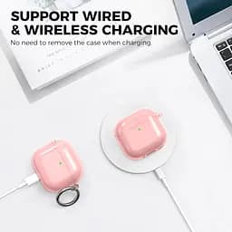 Чохол AhaStyle Silicone Case для Apple AirPods 4 Transparent Pink [CP-WG164-CPK] [133824] - мініатюра 5