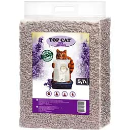 Наповнювач для котячого туалету Top Cat Tofu соєвий Лаванда 5.7 л
