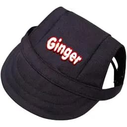 Кепка Ginger для тварин L чорна з регульованою затяжкою ОГ-45 см