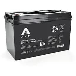 Аккумулятор AZBIST Super GEL ASGEL-121000M8, Black Case, 12V 100.0Ah ( 329 x 172 x 215 ) Q1/36