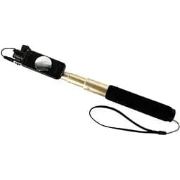 Селфи-монопод Remax RP-P5 держатель для фото с кабелем 3.5mm черно-золотой