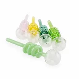 Скляна люлька Wax-Oil Burner Helix (BB15039) - мініатюра 2