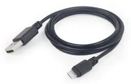 Кабель USB AM-Lightning, 2 м, черный, Cablexpert (CC-USB2-AMLM-2M)