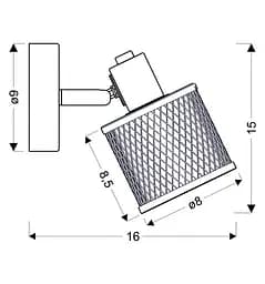 Бра Candellux 91-81377 CANABERA - мініатюра 4