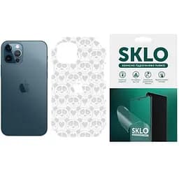 Захисна гідрогелева плівка SKLO Back (тил+грані без кутів+лого) Transp. для Apple iPhone 13 mini (5.4) Прозорий / Панди