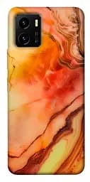 Чехол itsPrint Красный коралловый мрамор для Vivo Y15s