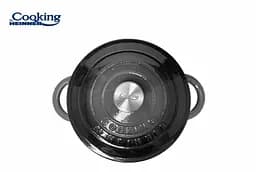 Каструля з кришкою Heinner Marble Grey чавунна емалірована сірий мармур (HR-ZVC-S26) - мініатюра 3