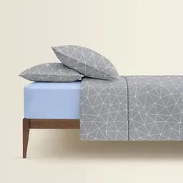 Комплект постільної білизни Cosas Stone lines CS5 Євро сірий (StoneLines_El180x30-62Maya_200) - мініатюра 2