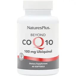 Коэнзим Q10 Убихинол NaturesPlus Beyond CoQ10, 100 мг 60 гелевых капсул