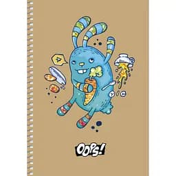 Тетрадь для записей Student А5, в клеточку, спираль, 96 л., Oops (A5-SC-096-6116K)