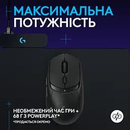 Мишка Logitech G309 Lightspeed Wireless/Bluetooth Black (910-007199) - мініатюра 7