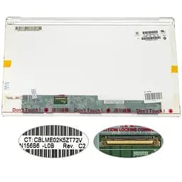 Матриця 15.6 N156B6-L0B 1366х768, 40pin, LED, NORMAL, глянец, роз'єм ліворуч знизу для ноутбука