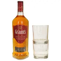 Виски Grant's Triple Wood, + 2 стакана, 40%, 0,7 л