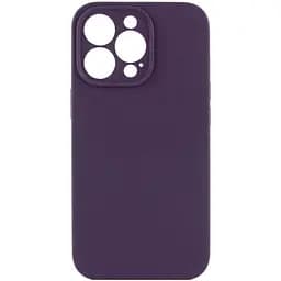 Чохол Silicone Case із захистом камери Full Apple iPhone 15 Pro Max Elderberry