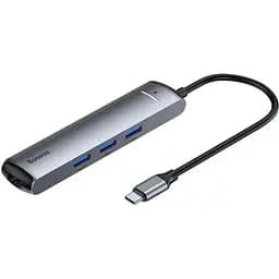 Хаб Type-C Baseus mechanical eye Six-in-one smart Hub CAHub-J0G