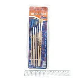 Набір пензлів поні та щетина Josef Otten, 6 шт. в упаковці