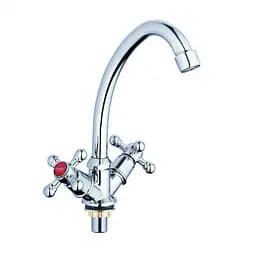 Змішувач для кухні Zegor DMX4-А605 двовентильний 30412