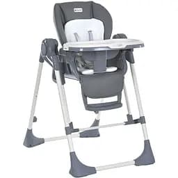 Стільчик для годування-гойдалка El Camino ME 1087-G SWAN з безпечними ременями та дугою з іграшками Dark Gray