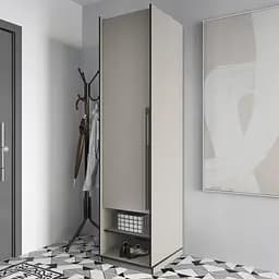 Пенал для будинку Flamecame з полицями у передпокій FR-02 Кашемір