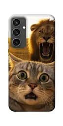 Чохол Demsky Shocked cat and lion для Samsung Galaxy S24 FE