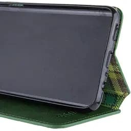 Шкіряний чохол-книжка GETMAN Cubic (PU) для Xiaomi Poco F5 Pro Зелений - мініатюра 5