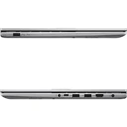 Ноутбук Asus VivoBook X15, Intel Core i5 1334U, 8GB Пам'ять, 512GB SSD, 15.6" FullHD, сріблястий, Hungarian Layout, Windows 11 Pro - мініатюра 6