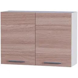 Кухонный модуль верхний Эверест Эко 800 ясень шимо темный+белый 80х30х58 см (DTM-2827)