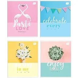 Набор тетрадей Interdruk Stylove линейка A5 80 листов 4 шт. (279187-4)