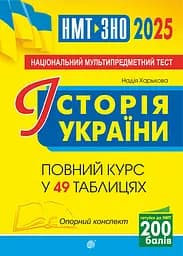 Історія України. НМТ. Опорний конспект. Повний курс для підготовки до ЗНО і НМТ 2025 - Надія Харькова - мініатюра 2