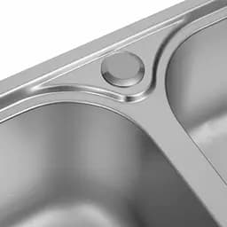 Кухонна мийка з нержавіючої сталі Platinum сатин 7749D (0,8/180 мм), Satin - мініатюра 4