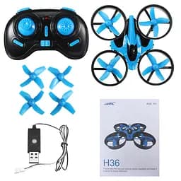 Міні квадрокоптер JJRC H36 з 6-ти осьовим гіроскопом (Синій) - мініатюра 7