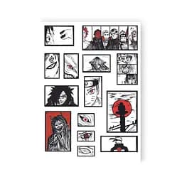 Набір тимчасових татуювань Naruto Tattooshka LB-193