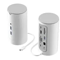 Концентратор Vention USB3.1 Type-C to HDMI/VGA/USB3.0x3/RJ45/SD/TF/TRRS 3.5m/PD/DC100W12-in-1 (TPHWC-EU)
