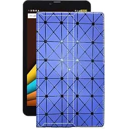 Чехол StatusCASE из экокожи для планшета Sigma X-style Tab A81 Синий ромб