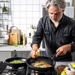 Набір сковорідок KitchenAid CFA 24/28 см з керамічним покриттям 2 предмети (CC003569-001) - мініатюра 9